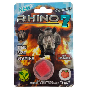 Rhino 7 Peach Gummy